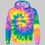Blended Tie-Dyed Hooded Sweatshirt